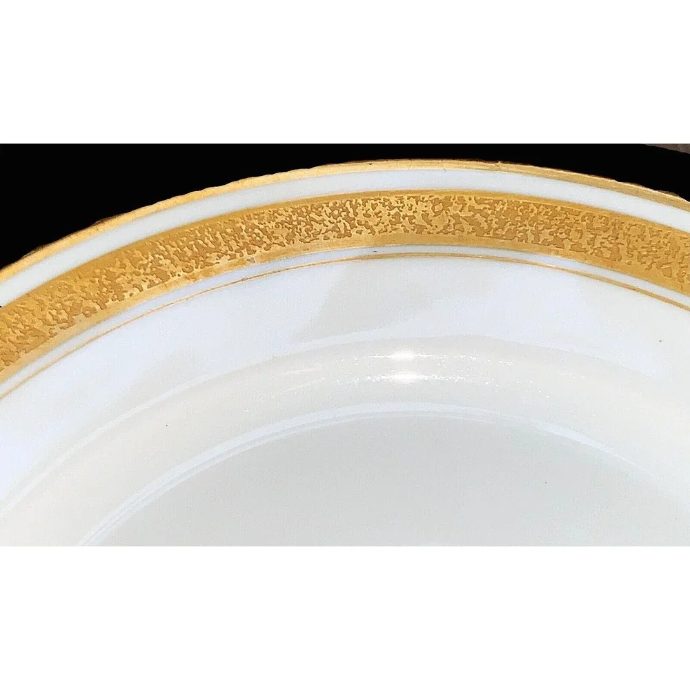 4 Antique Pickard Gold Decorated‎ MZ Austria Antique 7.75